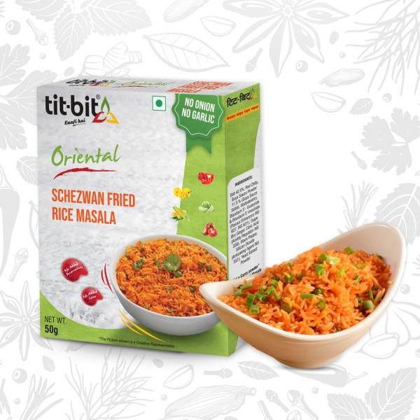 GROCERY  Tit-Bit Oriental - No Onion No Garlic Chinese Masala's Easy to Cook (Jumbo Combo),8 Count