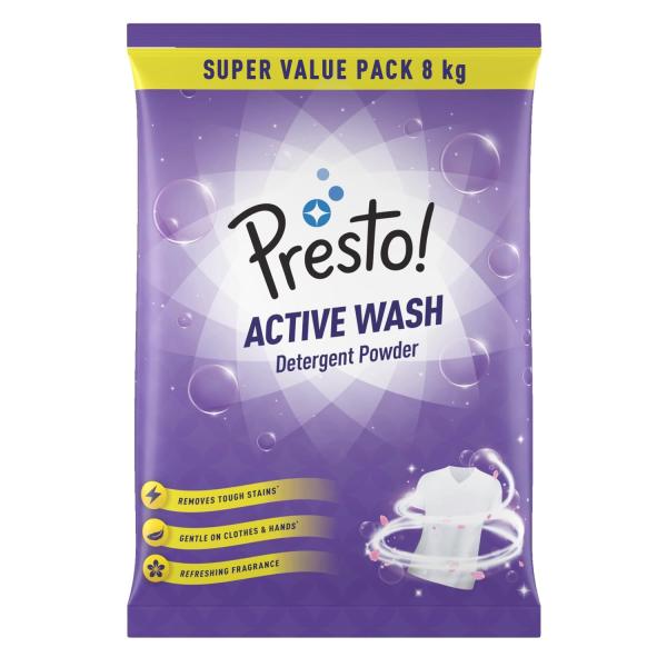 Amazon Brand - Presto! Active Wash Detergent Powder