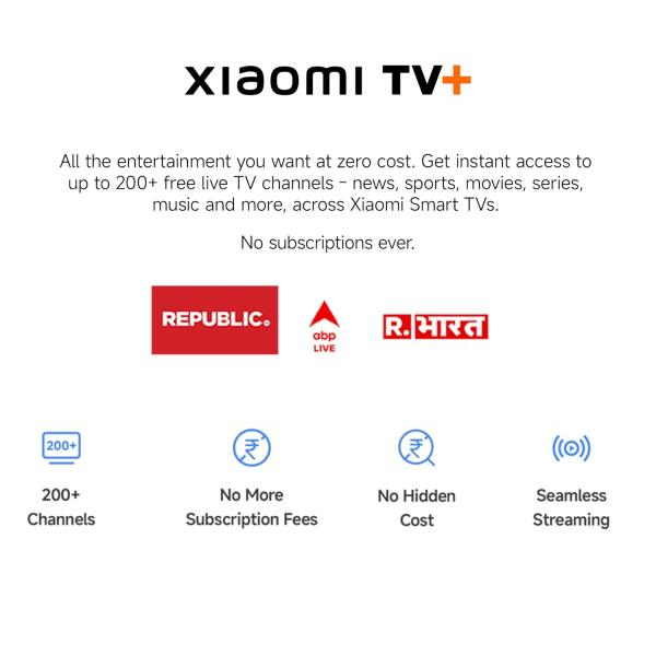 MI Xiaomi 108 cm (43 inches) A Pro 4K Dolby Vision Smart Google LED TV L43MA-AUIN (Black)
