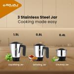 Bajaj Rex DLX Ninja Series 750W Mixer Grinder