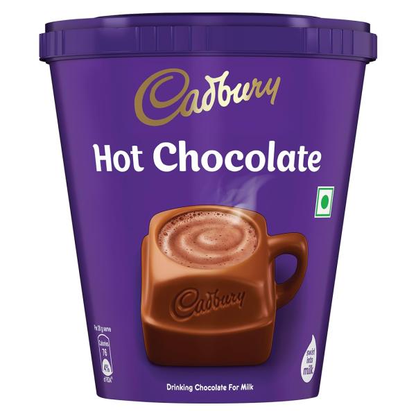 Cadbury Hot Chocolate Drink Powder Mix, 200 gm