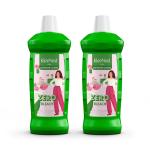 Kleenest Advanced Bathroom Cleaner Liquid, Rose – 1 litre (Pack of 2) | Thick Formula, Removes 99.9% germs | Provides Long Lasting Freshness| Bleach Free