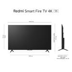 Redmi Xiaomi 138 cm (55 inch) F Series UHD 4K Smart LED Fire TV L55MA-FVIN (Black)