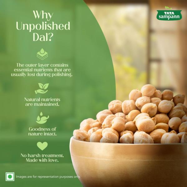 Tata Sampann Unpolished Kabuli Chana (Big Size), 500g