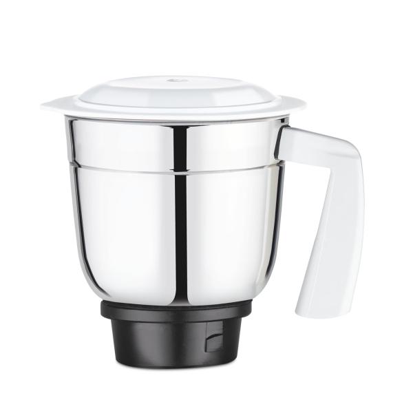 Bajaj Twister Mixer Grinder | 750 Watts | 3 Jars | Multitasker Blade | 2 Yr Warranty 【White】