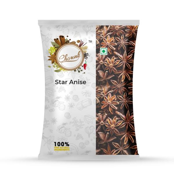 Chounk Natural Star Anise 100g (Pack of 1) | Spices Whole Chakri Phool