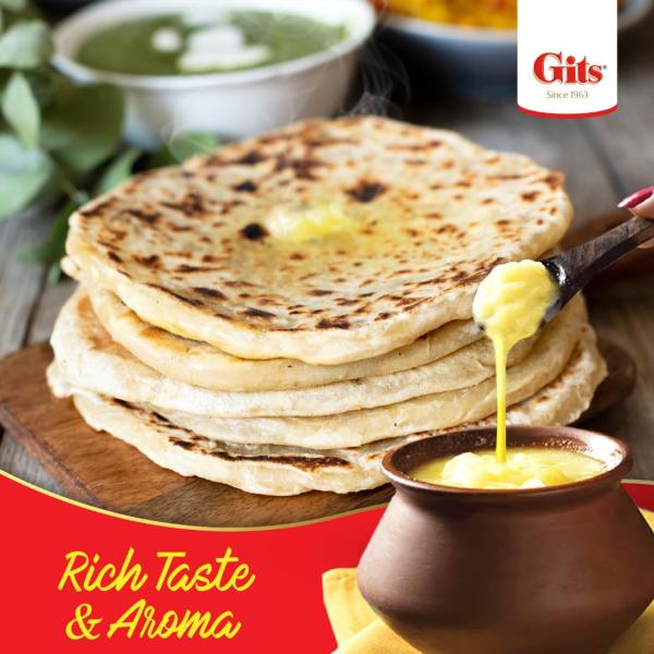 Gits Cow Ghee 500 ml Jar | Pack of 1 | Aroma in every drop |Pure Veg, Pure Cow Ghee, Desi Ghee, No preservatives