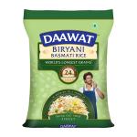 Daawat Biryani Basmati Rice, 5 Kg| World s Longest Rice Grain expands 24mm*