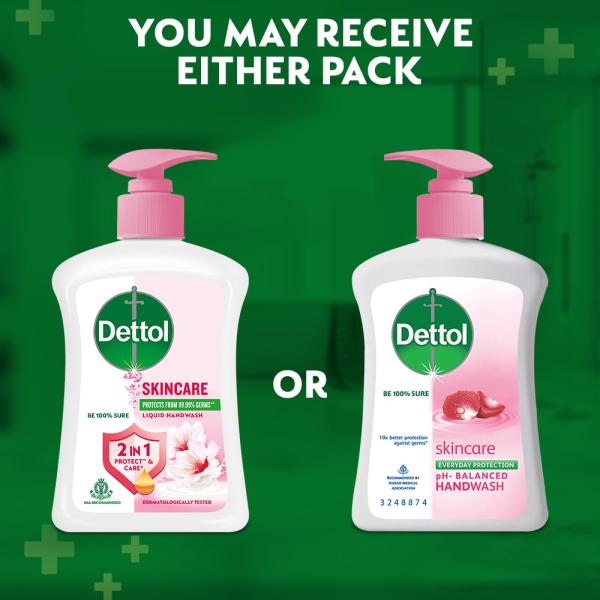 GROCERY   Dettol Liquid Handwash Dispenser Bottle Pump - Skincare Moisturizing Hand Wash (Pack of 3 - 200 ml each) | pH Balanced | 10x Better Germ Protection