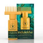 Indulekha Svetakutaja Ayurvedic Hair Oil 100 ml|Ayurvedic Medicinal oil for dandruff treatment with Svetakutaja-Comb Applicator Bottle for Men & Women
