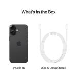 iPhone 16 256 GB: 5G Mobile Phone with Camera Control, A18 Chip and a Big Boost in Battery Life. Works with AirPods; Black