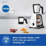 Philips Mixer Grinder 750 Watt, 3 in 1 (Mixer Grinder + Juicer +