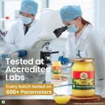 A TATA Product - Organic India Pure Cow Ghee, 500ml, Lab Tested on 600+ Parameters