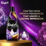 Comfort Perfume Deluxe After Wash Fabric Conditioner Royale 850 ml|| Liquid Fabric Softener with Fine French Fragrance for Freshness|| Softness & Shine
