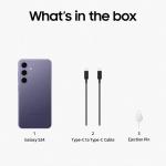 Samsung Galaxy S24 5G AI Smartphone (Cobalt Violet, 8GB, 128GB Storage)