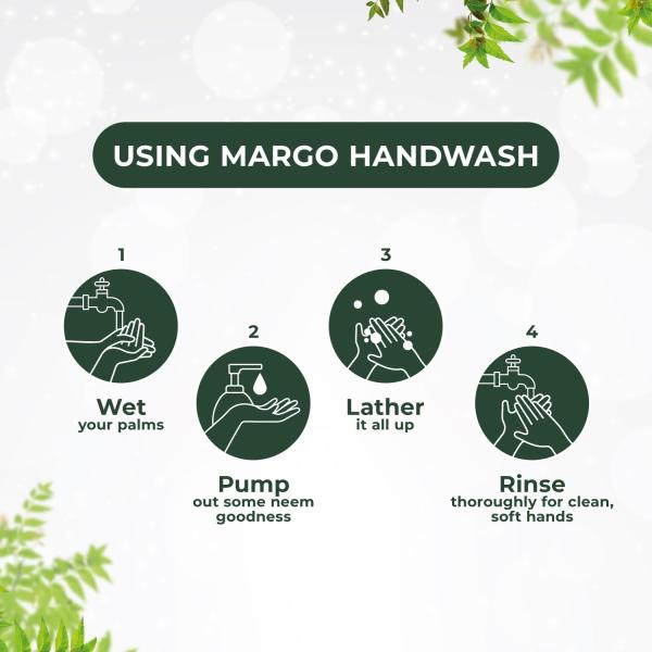 Margo Natural Anti-Bacterial Handwash for Soft, Hydrated hands - 1500ml Refill Pack [ Pack of 1 ]