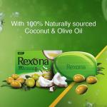 Rexona Coconut and Olive Oil Soap For Silky Smooth Skin, 4X100 g