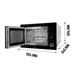 Faber 32L Microwave Oven Grill,Convection, Defrost 10Auto Menus Speedy & Multi-Stage & Combination Cooking Child Lock Electric Control Digital Timer Energy Efficient