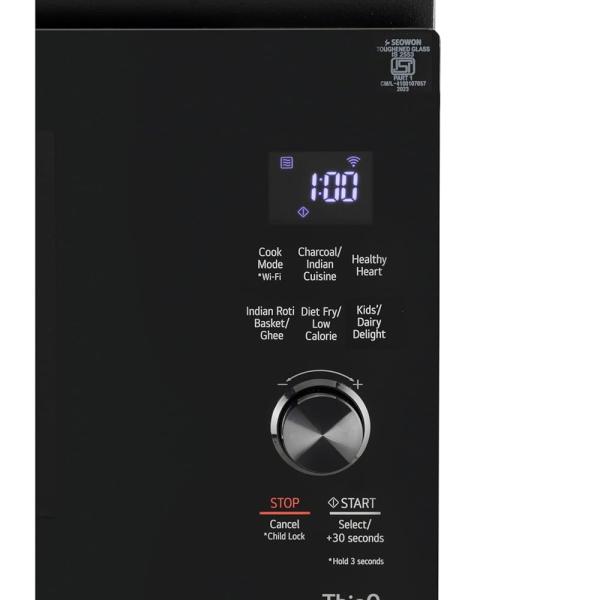 LG 32L Scan to Cook Wi-Fi Enabled Charcoal Convection Healthy Microwave Oven(Motorised Rotisserie for Bar-be-queing at home Diet Fry & 10Year Warranty on Charcoal Heater Black)