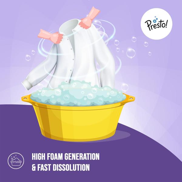 Amazon Brand - Presto! Active Wash Detergent Powder