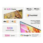 MI Xiaomi 164 cm (65 inches) X Pro QLED Series Smart Google TV L65MA-SIN 4K Ultra HD(Black)