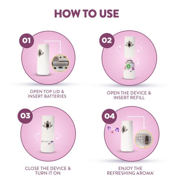 Air wick Freshmatic Refill Life Scents Turquoise Oasis - 250 Ml & Freshmatic Complete Kit - Automatic Air Freshener - Summer Delights (250 Ml) Combo,Spray