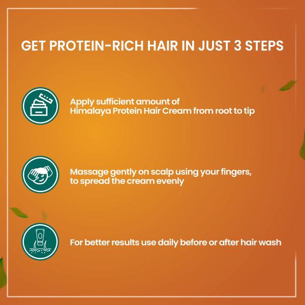 Himalaya Protein Hair Floral Scent Cream for All Hair Types, 200 Millilitres