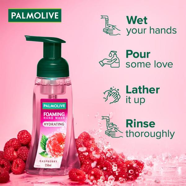 Palmolive Hydrating Foaming Raspberry Liquid Hand Wash,