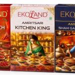 EKOLAND Combo    GROCERY  100% Natural Garam Masala, Kitchen King Masala & Lal Degh Mirch Powder | No Added Colours & Preservatives (100 Gram Each Pack)
