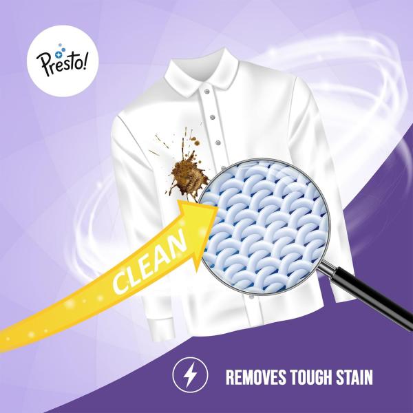 Amazon Brand - Presto! Active Wash Detergent Powder