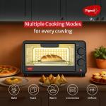 Pigeon Oven Toaster Grill (12381) 9 Liters OTG Without Rotisserie for Oven Toaster and Grill for Grilling and Baking Cakes (Grey)