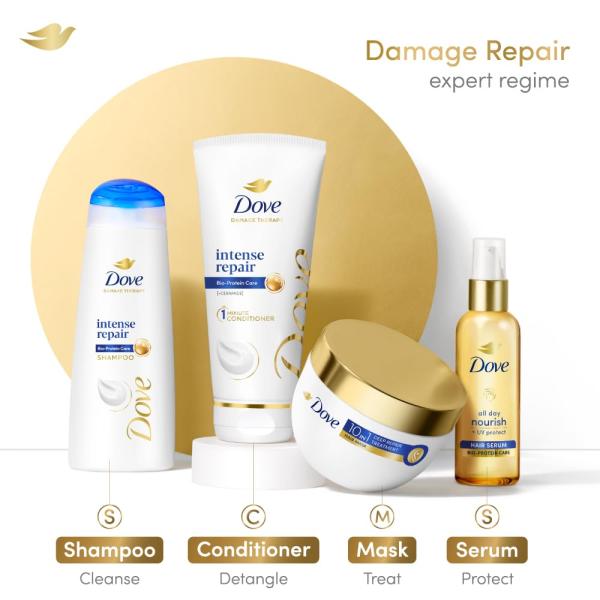 Dove Intense Repair Conditioner 335 ml|| With Keratin Actives to Smoothen Dry and Frizzy Hair - Deep Conditions Damaged Hair for Men & Women