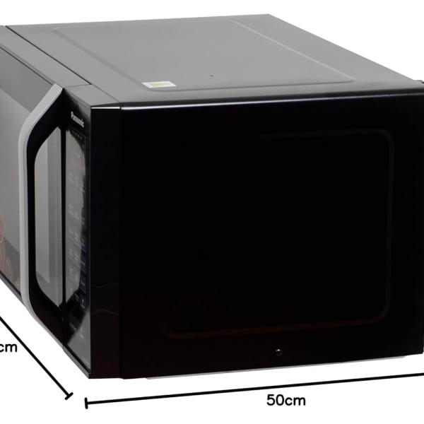 Panasonic 23 Litres Convection Microwave Oven (360° Heat Wrap, Nn-Ct35Mbfdg, Black Floral),800 Watts