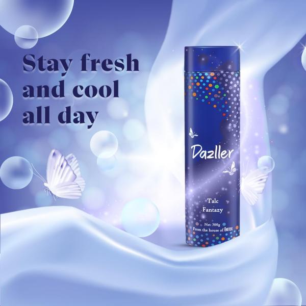 GROCERY Dazller Talcum Powder|Combo Pack|Unisex Fragrance|Fresh & Long Lasting|900g
