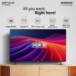 Acerpure 140 cm (55 inch) Swift Series UHD LED Smart Google TV AP55UG51ASFTD Model (Black)