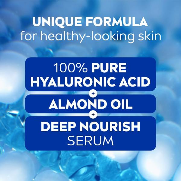 NIVEA Nourishing Body Milk 600ml Body Lotion with Hyaluronic Acid | 72Hr Hydration |