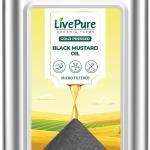 Livepure Organic Farms- Cold Pressed Mustard Oil (15L Tin), Mustard Oil Cold Pressed