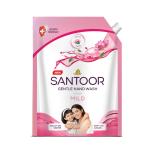 Santoor Mild Gentle Hand Wash 1300ml with Goodness of Lotus & Tulsi| Rich Lathering Formula with Anti-Bacterial Properties|