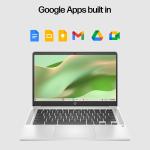 HP Chromebook X360 Intel Celeron N4020 14 inch(35.6 cm) Micro-Edge, Touchscreen, 2-in-1 Laptop (4GB RAM/64GB eMMC/Chrome OS/Intel UHD Graphics,1.49Kg), 14a-ca0506TU