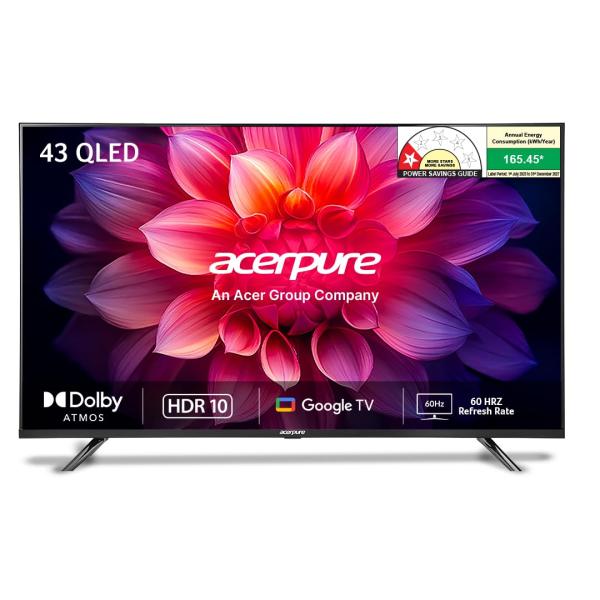 acerpure 109 cms (43 inch) Elevate (2024 Series) QLED TV Smart Google TV with Google OS | Dolby Atmos