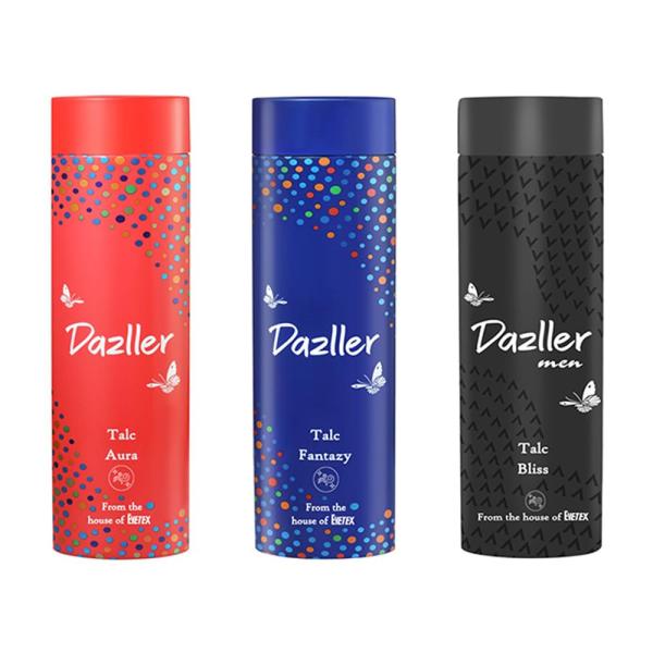 GROCERY Dazller Talcum Powder|Combo Pack|Unisex Fragrance|Fresh & Long Lasting|900g