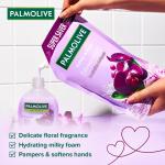 Palmolive Naturals Black Orchid & Milk Liquid Hand Wash Refill 750ml, Wash Away Germs, Refreshing Fragrance Handwash Refill Pack,