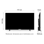 Foxsky 109 cm (43 inch) Frameless Series 4K UHD QLED Smart TV (WebOS) 43FS 4K (Black)