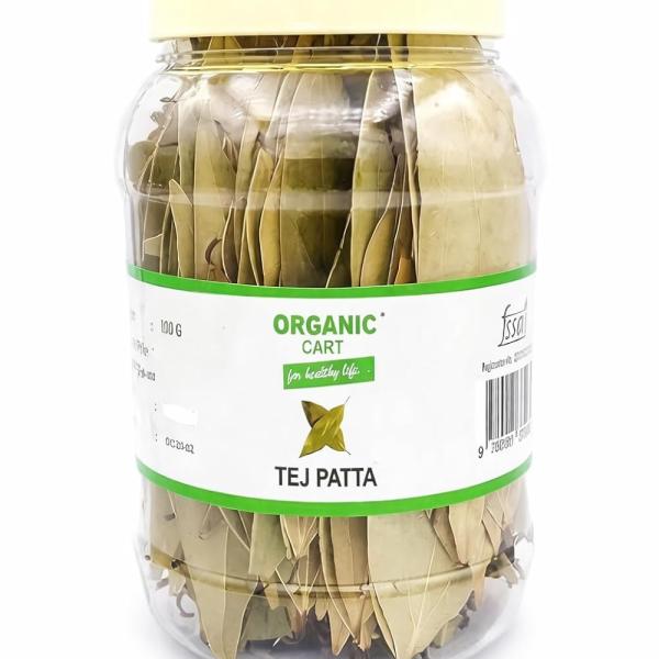 Organic Cart Natural Bay Leaves Dried/Tej Patta Whole 100 Grams