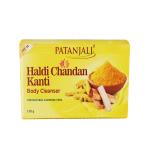 Patanjali Haldi Chandan Kanti Body Cleanser Soap for Men and Women(150g, Pack of 4), Nourishing & Moisturizing, Natural Aloe Vera Soap for Soft Skin