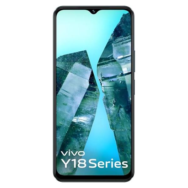 vivo Y18t (Space Black, 4GB RAM, 128GB Storage) Without Offer| Without Charger