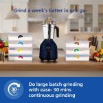 Philips Plastic Hl7714/01, 1000 Watts Powerpro Motor Mixer Grinder,