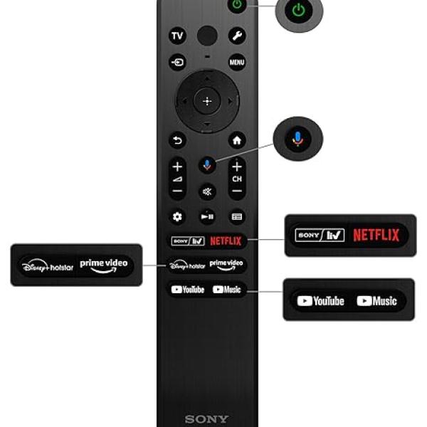 Sony Bravia 139 cm (55 inches) 4K Ultra HD Smart LED Google TV KD-55X75L (Black)