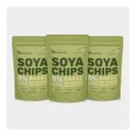 HealthifyMe Soya Chips 100gms - Lip smacking, crispy and nutritious baked chips Pack of 3