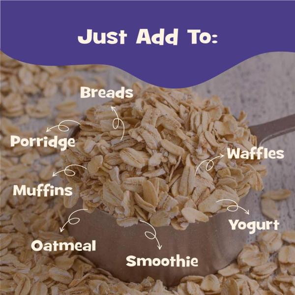Nourish You Rolled Oats 1.2 kg – 100% Wholegrain Oatmeal